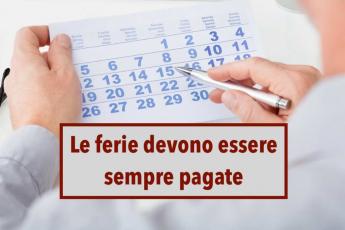 Dipendenti Pubblici Le Ferie Non Godute Vanno Sempre Pagate Anche