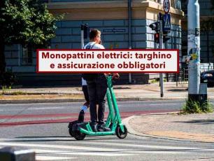 Nuovo Codice della Strada, in arrivo obbligo targhino per i monopattini elettrici e assicurazione: multa fino a 400 euro