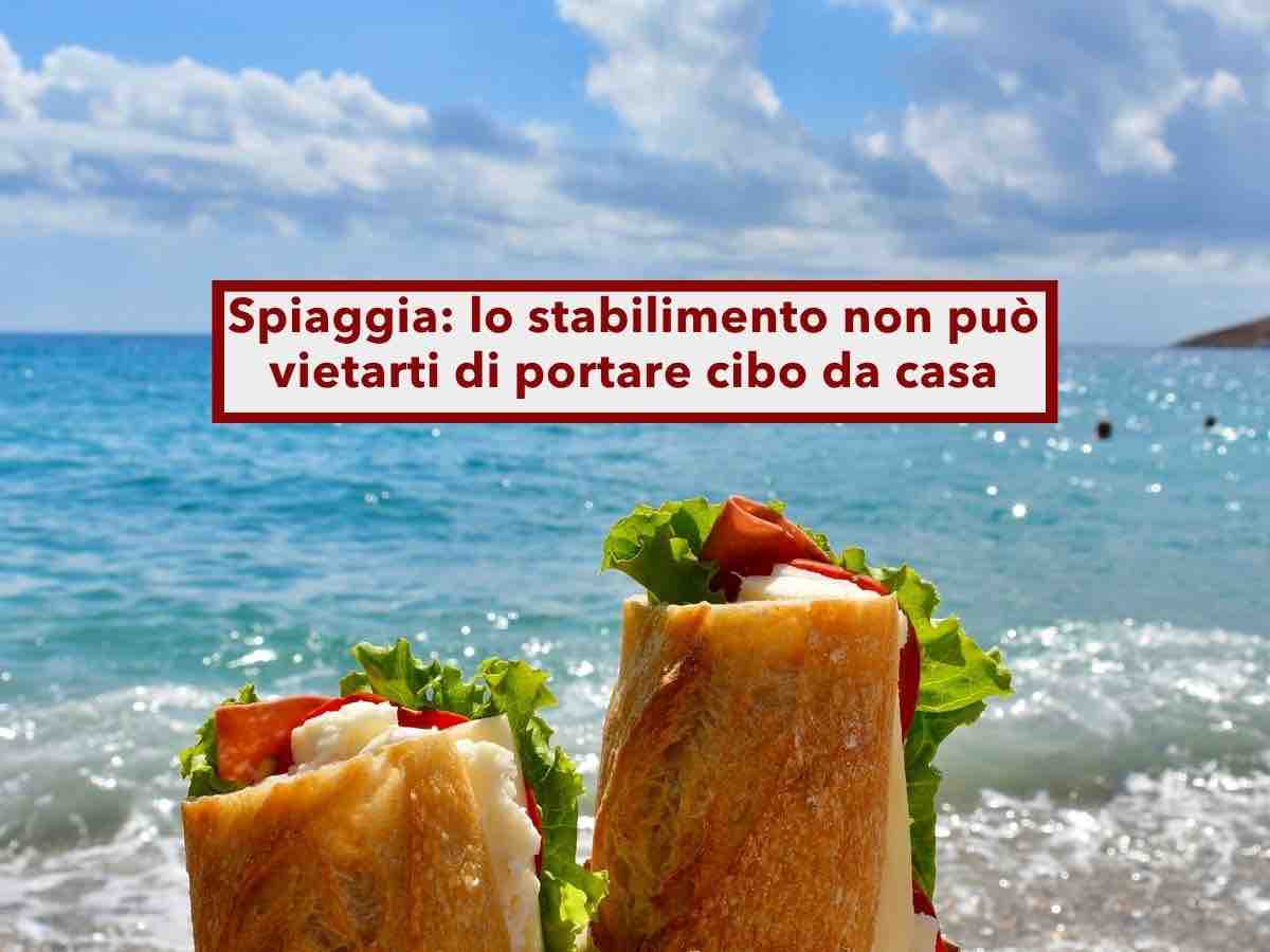Spiaggia, puoi portare borsa frigo e panini da casa e mangiarli sotto l'ombrellone, nessuno pu� vietartelo: ecco quando