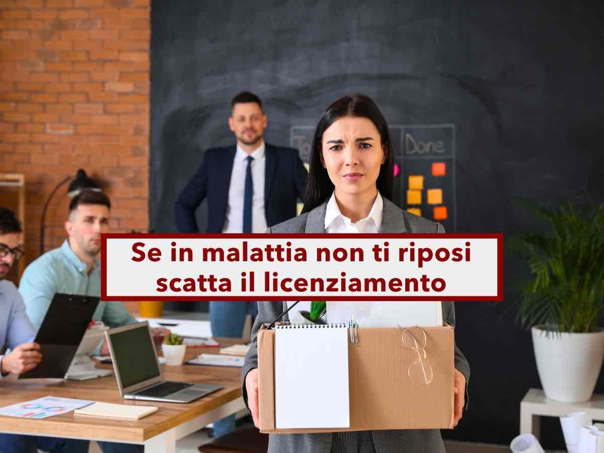 Dipendente in malattia, scatta il licenziamento se non non rispetti il riposo e fai attivit ludiche: novit Cassazione