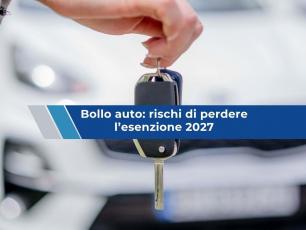 Bollo auto gratis, rischi di perdere l�esenzione 2027 con l�auto cointestata con il coniuge: ecco perch� e cosa fare