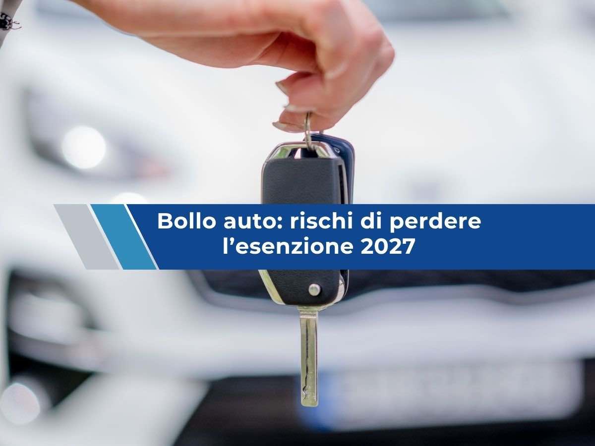 Bollo auto gratis, rischi di perdere l�esenzione 2027 con l�auto cointestata con il coniuge: ecco perch� e cosa fare