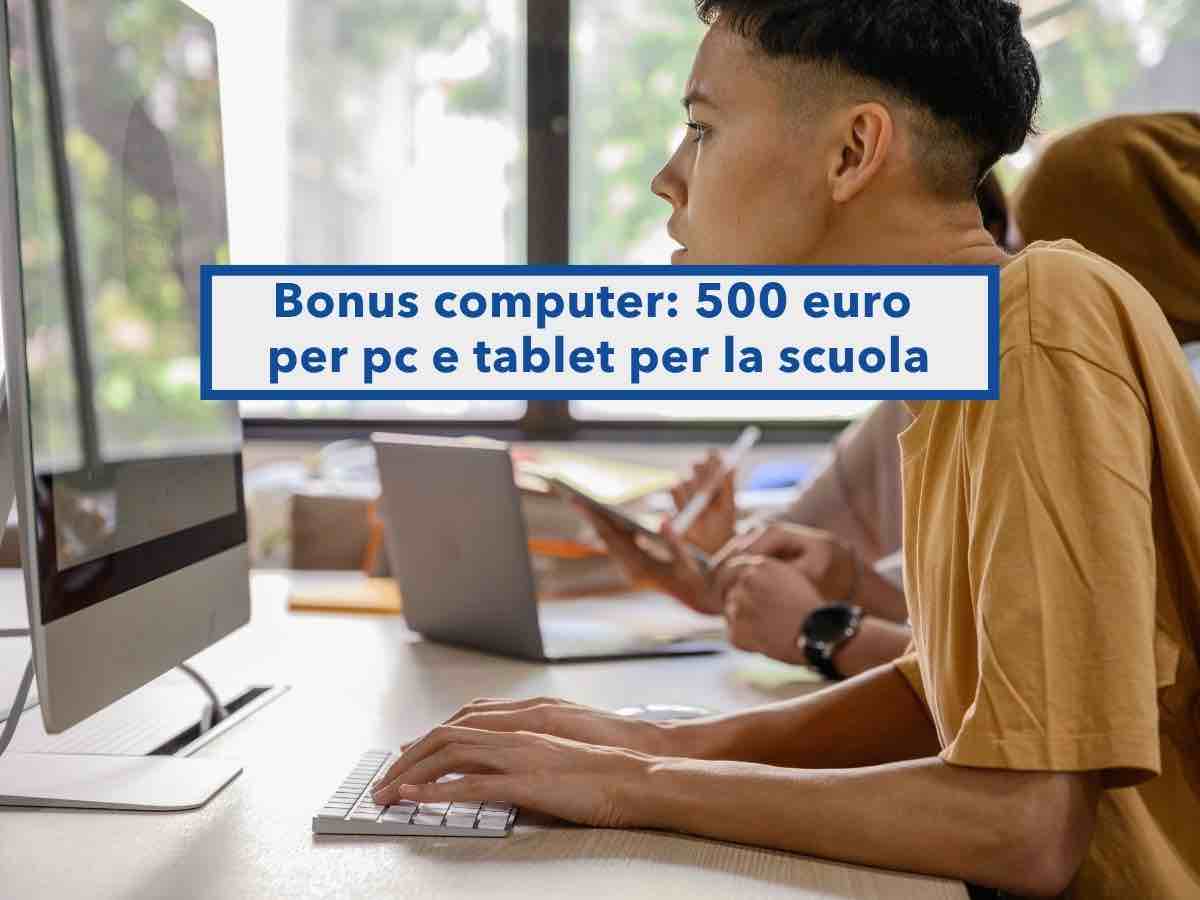 Bonus computer, puoi avere fino a 500 euro per il pc o il tablet di tuo figlio, ma dipende dalla Regione in cui vivi