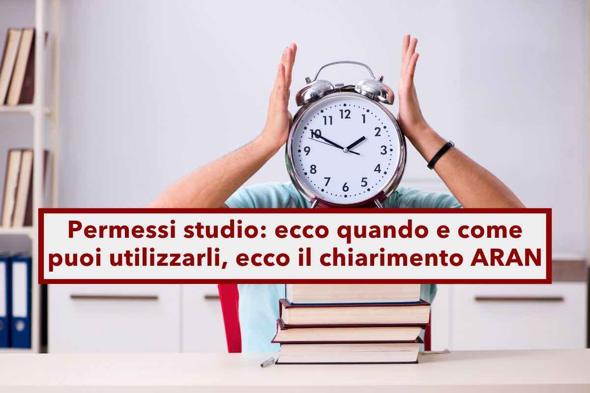 Permessi studio, niente 150 ore se le lezioni non coincidono con lorario di lavoro e non sono in diretta: novit ARAN