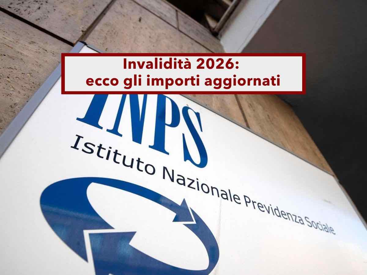 Disabilit� 2026: ecco i nuovi importi aggiornati per assegno di invalidit�, accompagnamento, 104, caregiver: novit� INPS