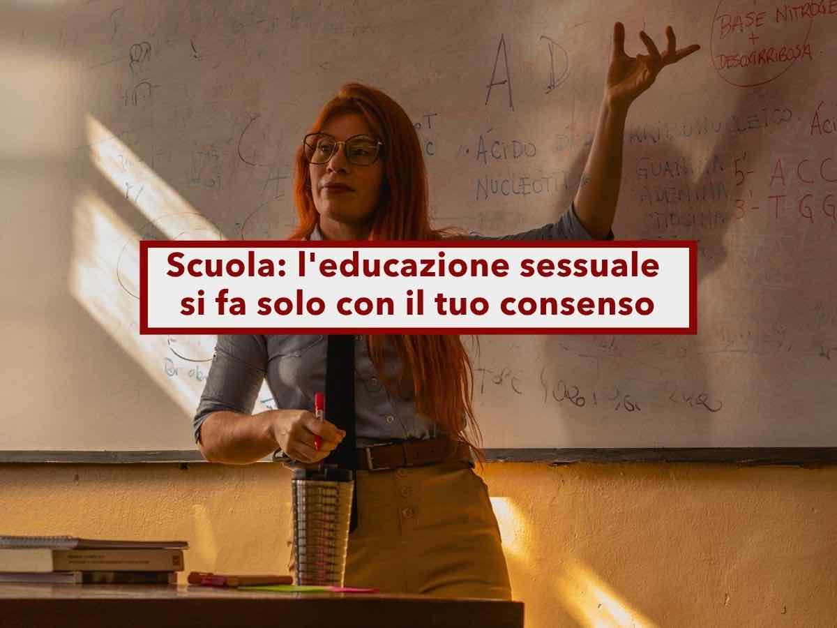 Scuola, da oggi � vietata l'educazione sessuale alle elementari e solo col consenso alle medie e superiori: nuova legge