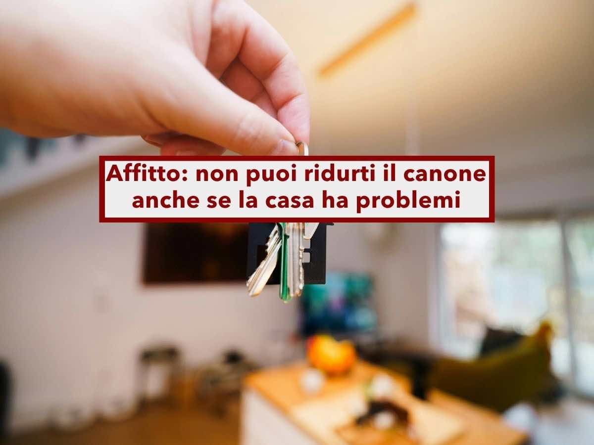 Affitto, non puoi ridurti il canone da solo anche se la casa ha problemi, rischi lo sfratto per morosit�: nuova sentenza