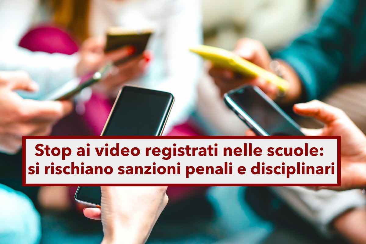 Scuola, basta ai video all'interno degli istituti, partono le sanzioni disciplinari e penali: ecco cosa si rischia