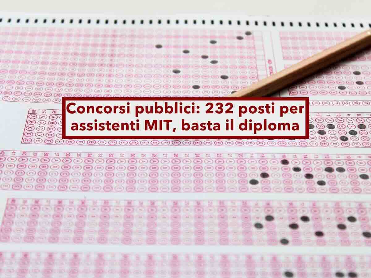 Concorsi pubblici, 232 posti per assistenti al Ministero dei Trasporti, basta il diploma: ecco requisiti e prove d'esame