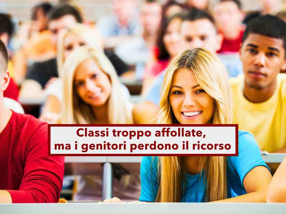 Classi a scuola troppo affollate, respinto il ricorso dei genitori, nessun danno subito dagli studenti: nuova sentenza