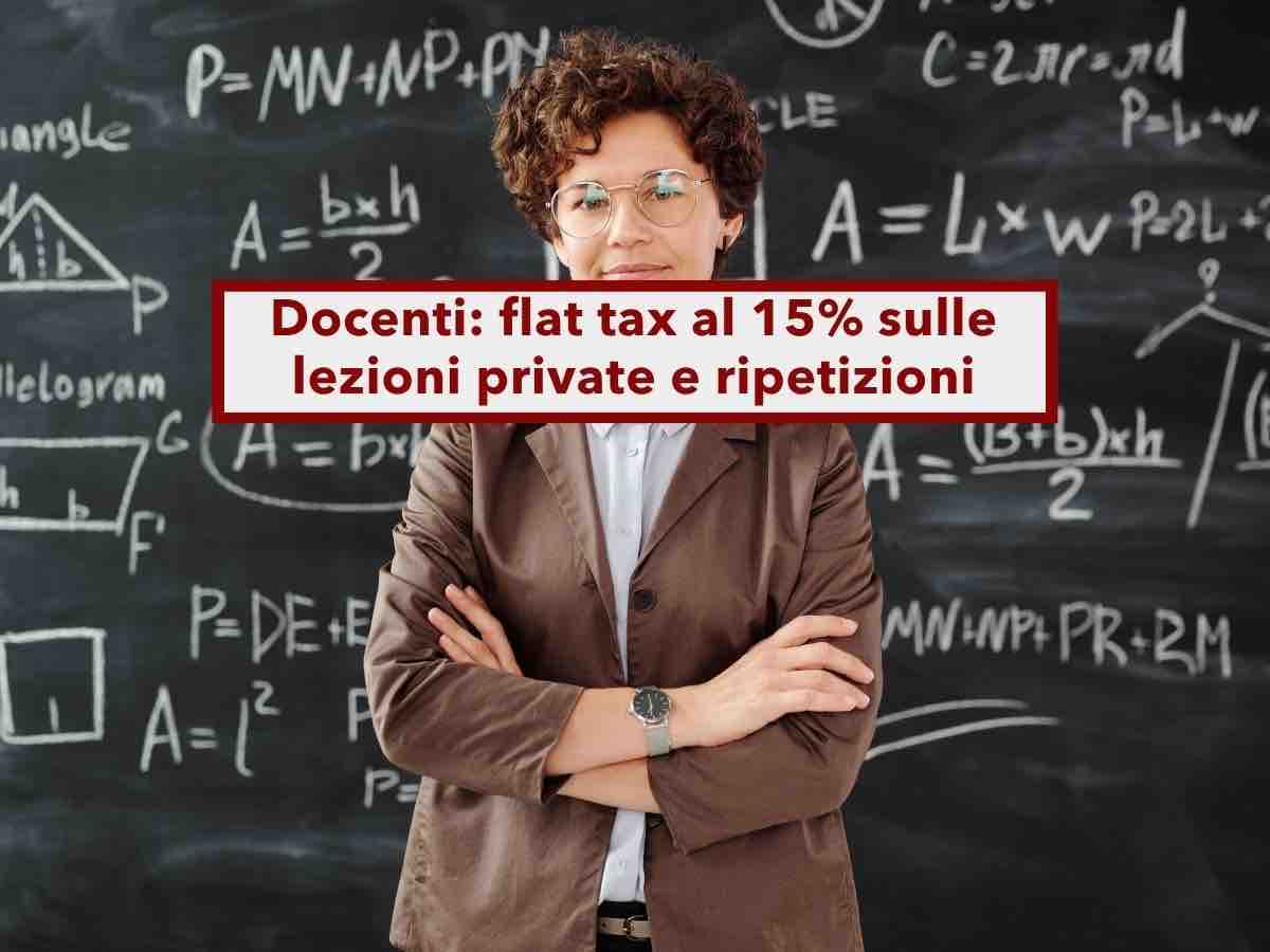 Insegnanti, potete fare ripetizioni pagando solo il 15% di flat tax senza partita IVA: confermato nel nuovo TUIR