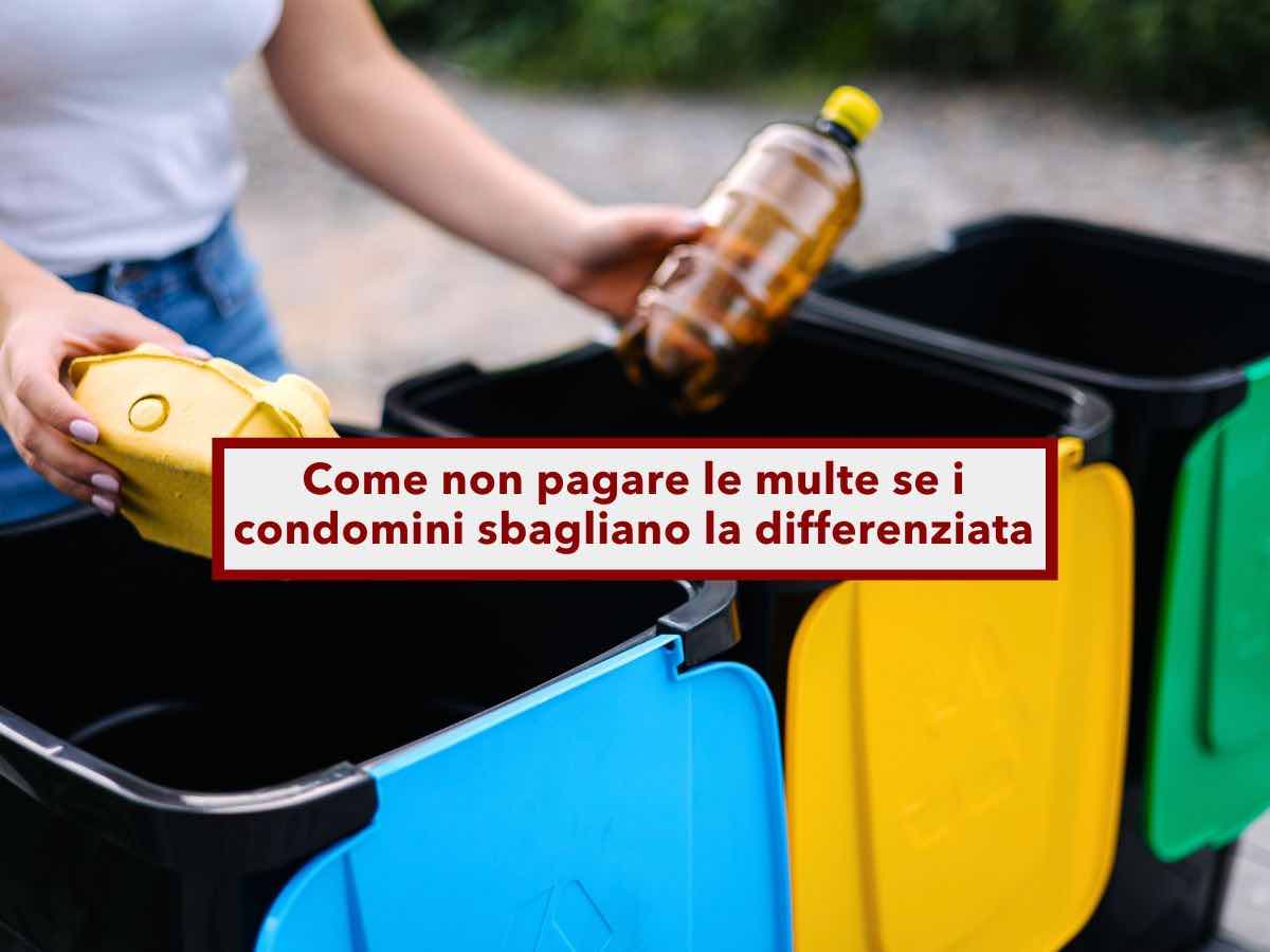 Condominio, ecco come non pagare le multe se gli altri condomini sbagliano la raccolta differenziata: tutte le soluzioni