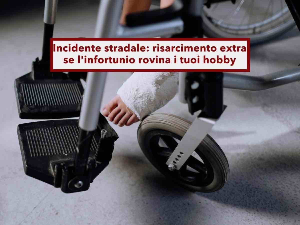 Incidente stradale, ora ti spetta un risarcimento extra se l'infortunio ti fa perdere gli sport e hobby: nuova sentenza