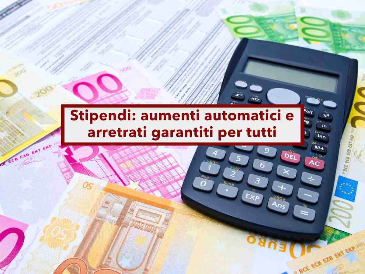 Lavoratori, in arrivo aumenti di stipendio fino al 5% annuo e tutti gli arretrati, torna la "scala mobile": le novit