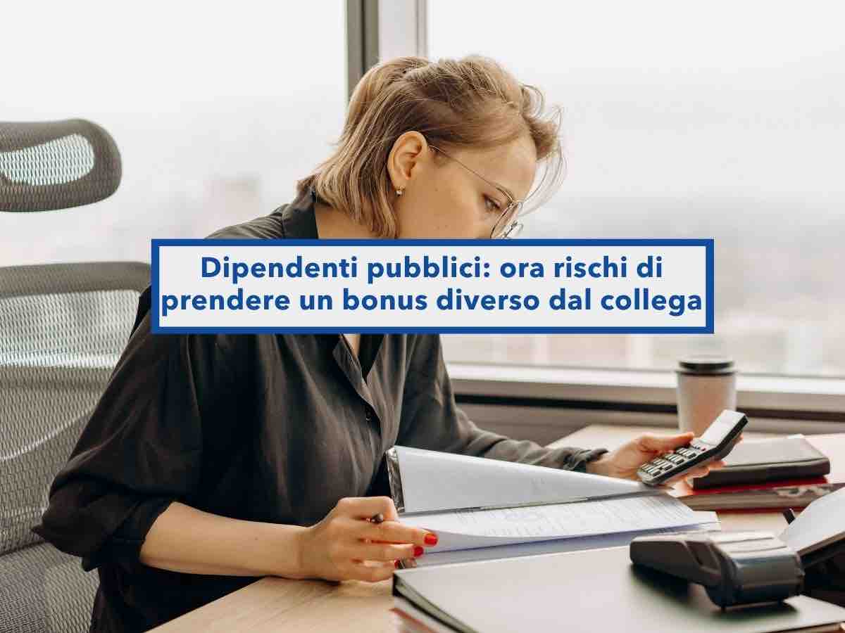 Dipendenti pubblici, arriva il bonus progressivo per il merito, ora rischi di prendere meno del tuo collega: nuova legge