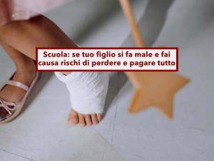Scuola, se tuo figlio si fa male a ricreazione e fai causa rischi di perdere e pagare le spese legali: nuova sentenza