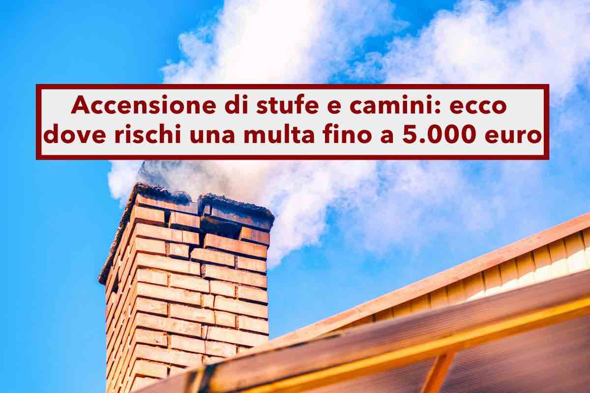 Accensione di stufe e camini, rischi una multa fino a 5.000 euro: ecco le regioni colpite dalle norme anti-inquinamento