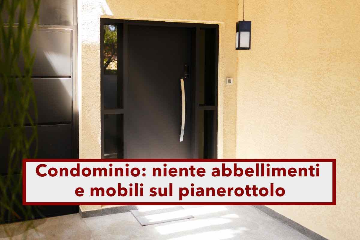 Condominio, vietati mobili e oggetti sul pianerottolo, nemmeno se sei d'accordo col vicino: sentenza della Cassazione