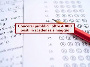 Concorsi pubblici, oltre 4.800 posti in Polizia, Vigili del Fuoco, sanit� e alta tecnologia in scadenza a fine maggio