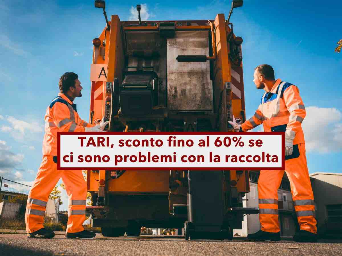 TARI 2025, sconto del 60% se non raccolgono i rifiuti sotto casa tua, ma non  automatico: ecco cosa devi fare