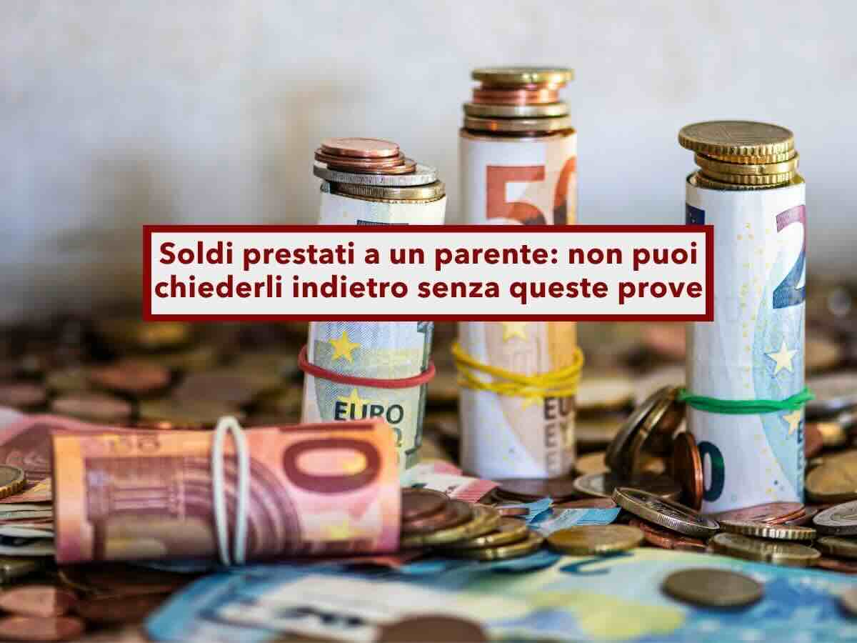 Bonifico tra parenti, anche se hai la ricevuta di pagamento non puoi chiederli indietro senza queste prove: la Cassazione