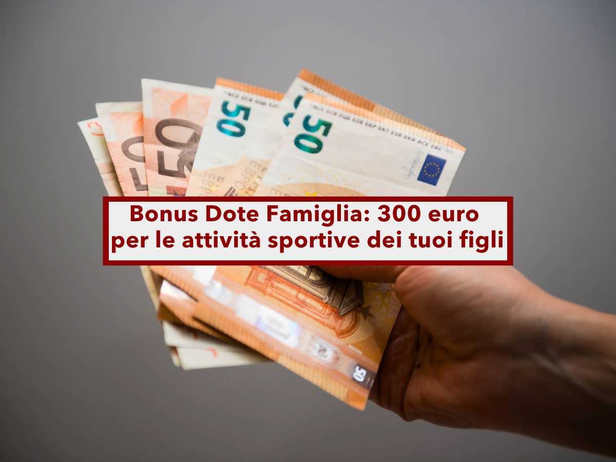 Nuovo bonus Dote Famiglia, 300 euro per le attivit sportive dei tuoi figli: ecco i requisiti e come fare domanda