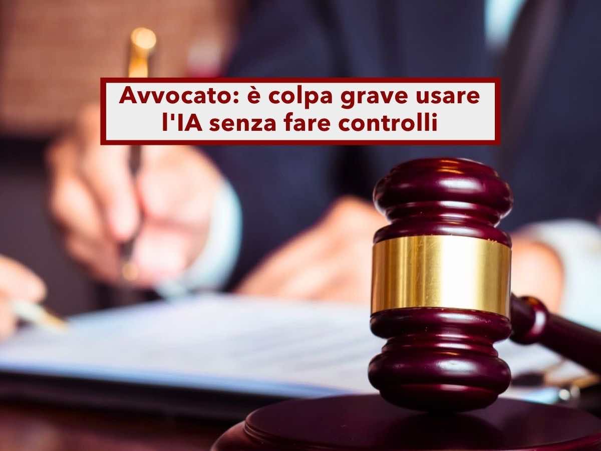 Avvocato, rischi la condanna se usi l'intelligenza artificiale senza verificare: pu� inventarsi leggi e sentenze