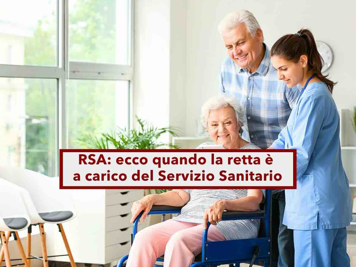 Ricovero in RSA, ora il costo della retta  a carico del Servizio Sanitario, senza spese per le famiglie: nuova sentenza
