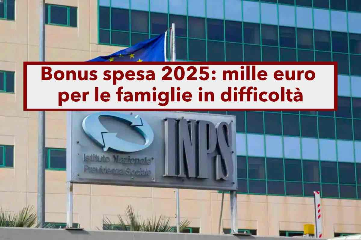 Bonus spesa 2025, pronti 1000 euro per le famiglie che rispettano questi requisiti, scadenza a febbraio: come richiederlo