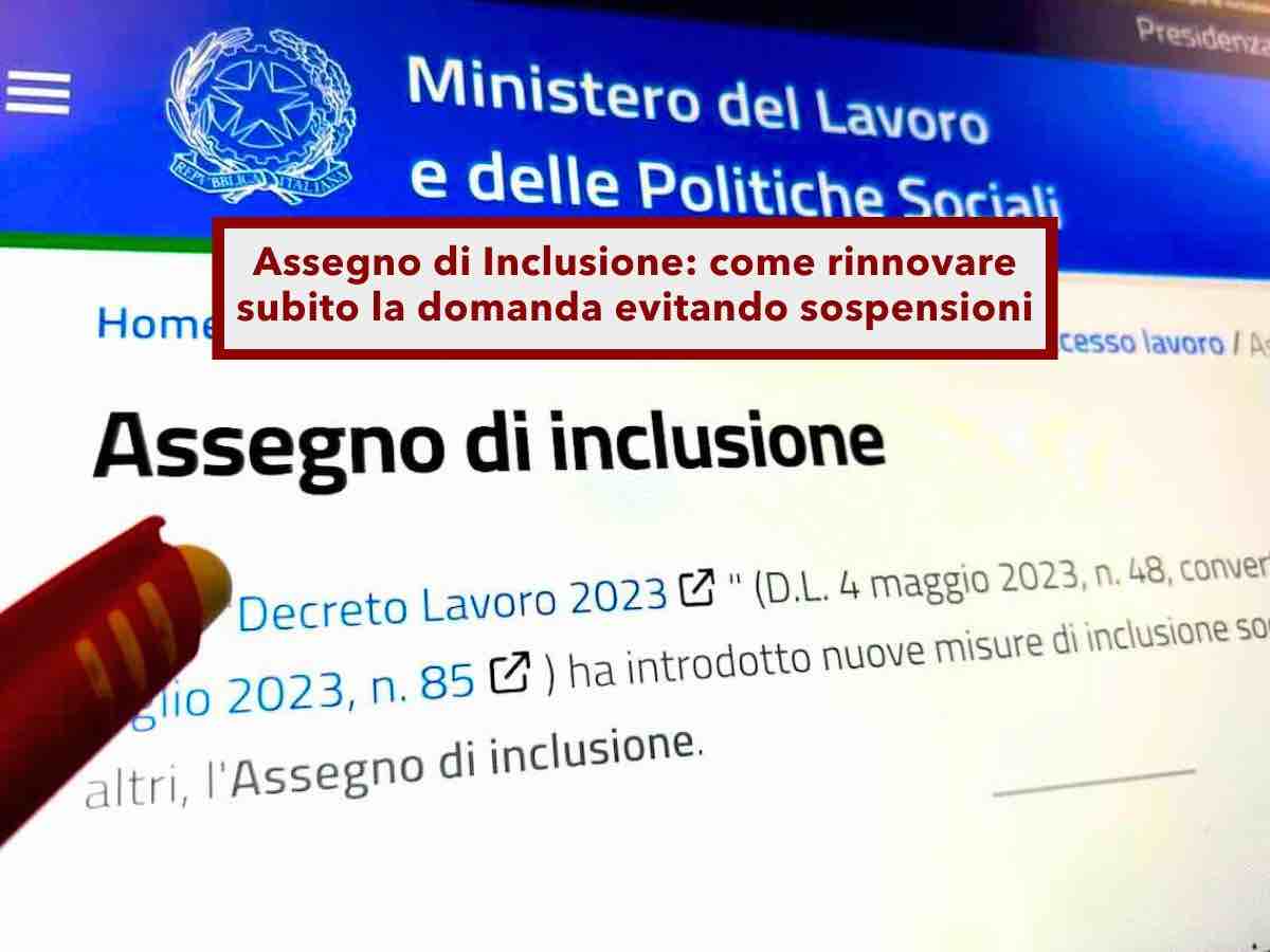 Assegno di Inclusione 2026, ecco come rinnovarlo subito all'INPS: ora sono disponibili i dati per il nuovo ISEE