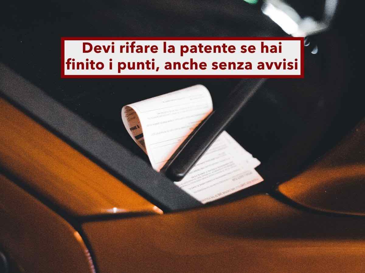 Codice della Strada, devi rifare la patente se hai finito i punti: attenzione, devi verificare tu, non arrivano avvisi