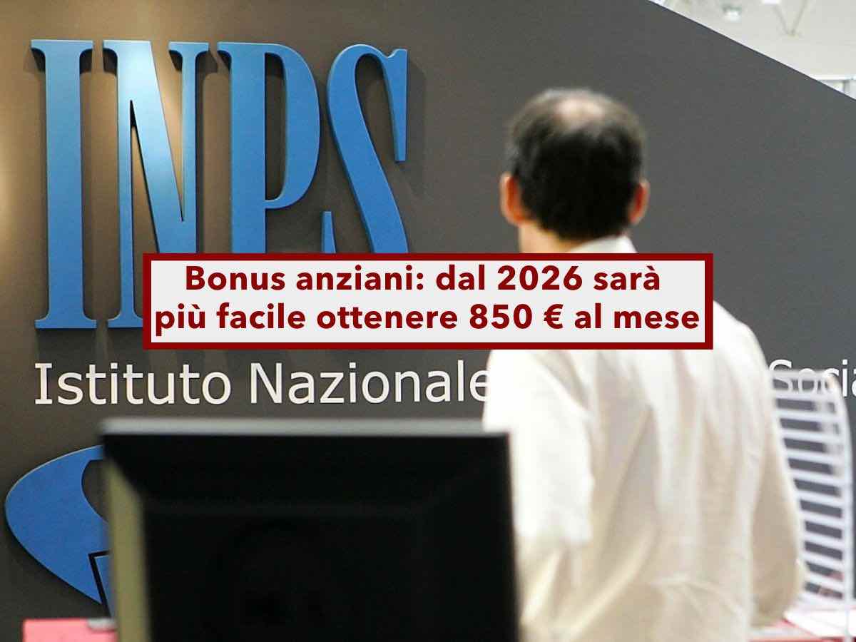 Bonus anziani 2026, sar pi facile ottenere 850 euro al mese, la prima casa esclusa dal calcolo ISEE: ecco le novit