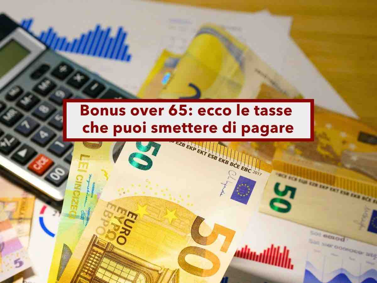 Bonus over 65, ecco tutte le tasse che puoi smettere di pagare, ma devi fare domanda: lista completa e aggiornata
