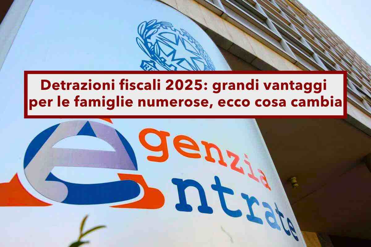 Detrazioni fiscali 2025, grandi vantaggi per famiglie numerose o con figlio disabile: ecco tutte le novit e le cifre