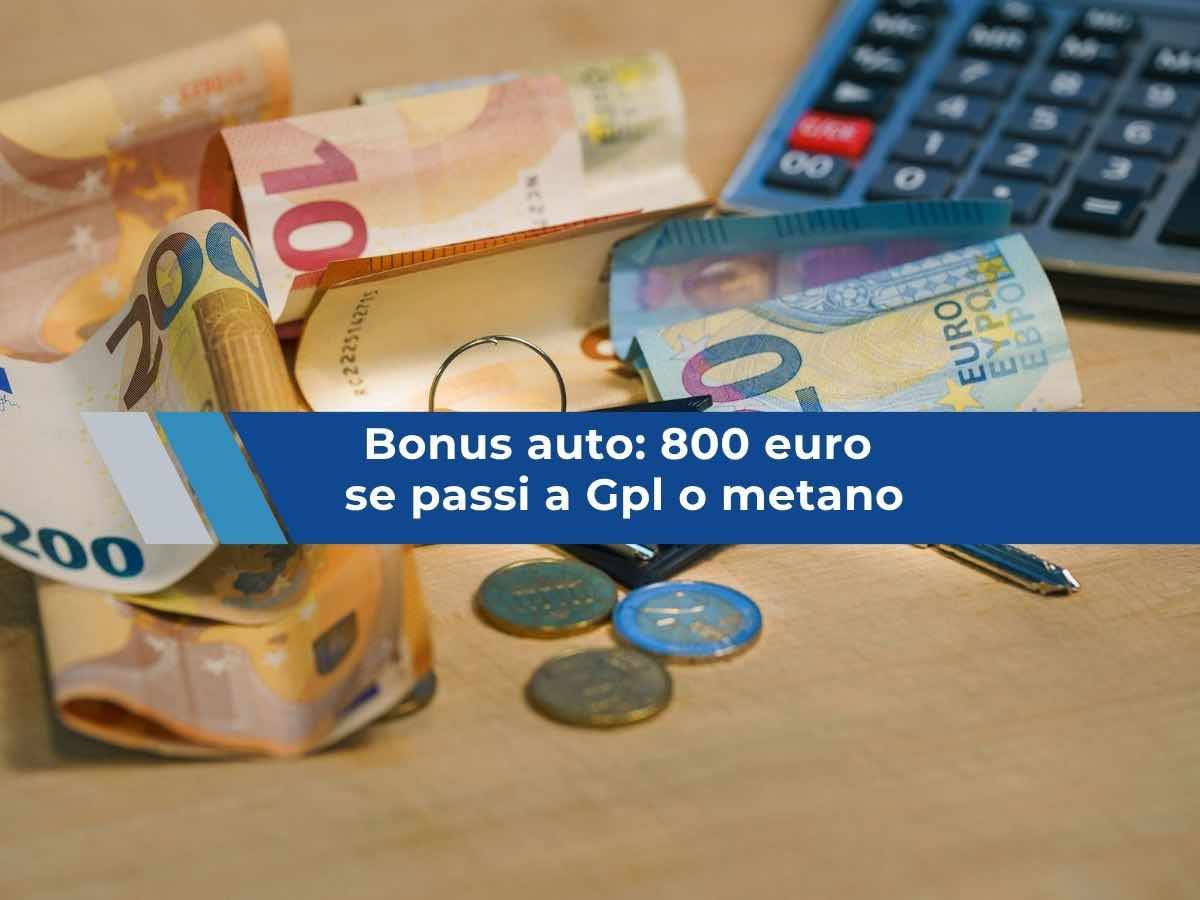 Bonus auto, ora ti spettano fino a 800 euro se passi a GPL o metano, ma devi essere veloce: ecco come averli