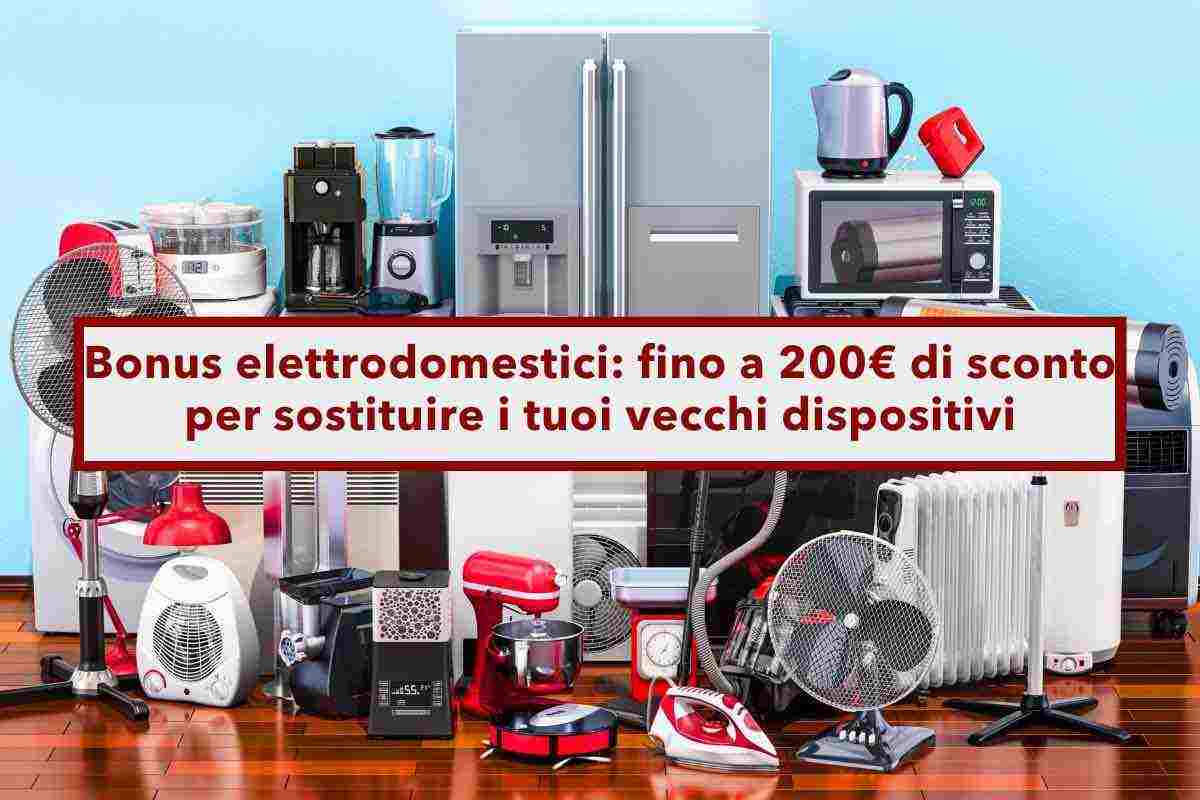 Bonus elettrodomestici 2025, fino a 200 di sconto per sostituire i tuoi vecchi dispositivi: ecco come richiederlo