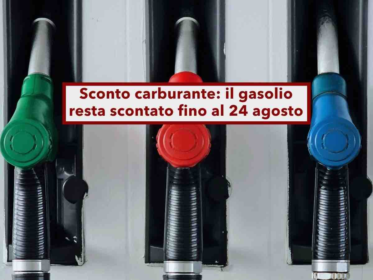 Sconto carburante, ultimi giorni per risparmiare fino a 10 euro a pieno: lo sconto sul gasolio scade il 24 agosto