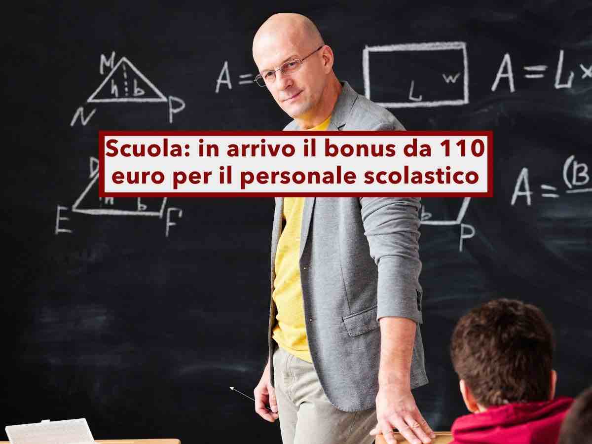 Scuola, in arrivo il bonus da 110 euro per il personale scolastico: ecco chi ne ha diritto e quando arriva davvero