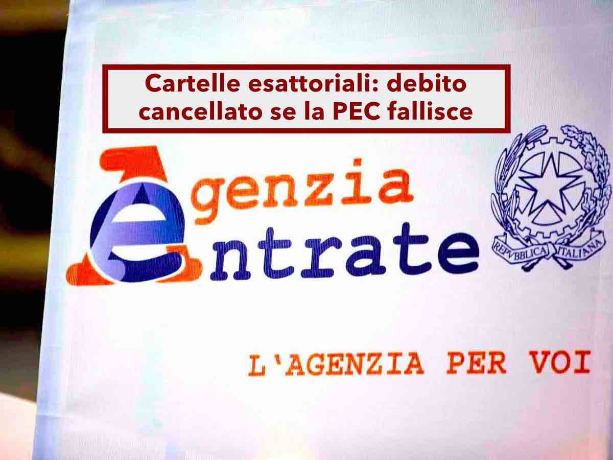 Agenzia delle Entrate, la cartella esattoriale � nulla se non arriva la PEC e nemmeno la raccomandata A/R: nuova sentenza