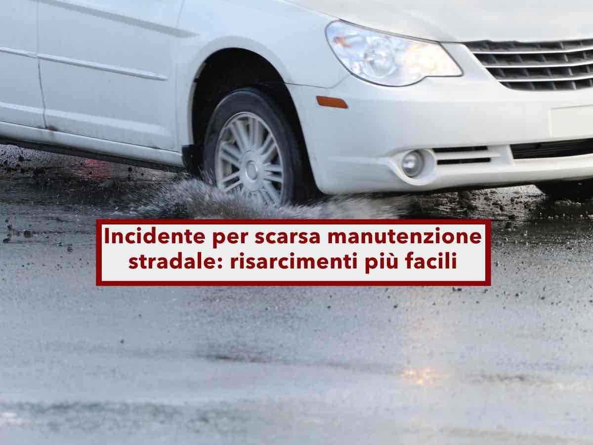 Incidente stradale a causa di un dosso o una buca, adesso sar pi facile farti risarcire dal Comune: nuova sentenza