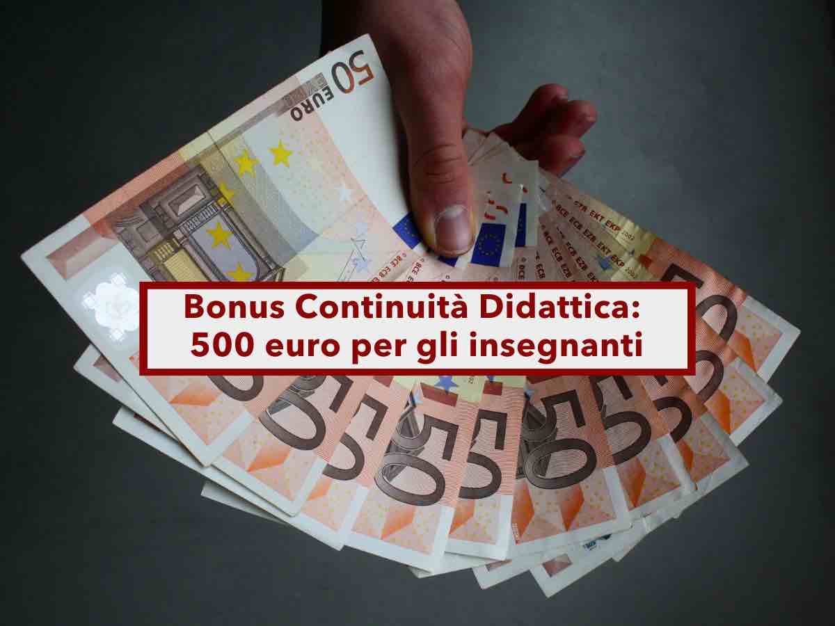 Nuovo bonus 2025 per gli insegnanti, fino a 500 euro per la "continuit": ecco i requisiti, come fare domanda e scadenza