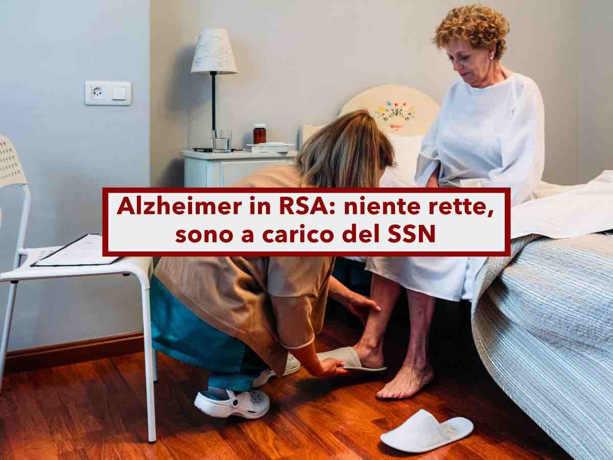 Malati di Alzheimer, non dovete pi pagare la retta all'RSA, spetta al Servizio Sanitario Nazionale: nuova sentenza
