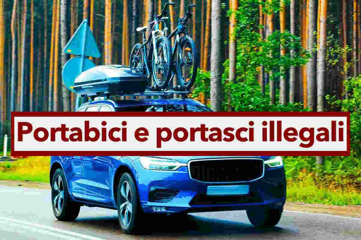 Portabici e portasci da auto sono illegali, preparati a multe pesanti se non rispetti le misure: la nuova sentenza del Tar