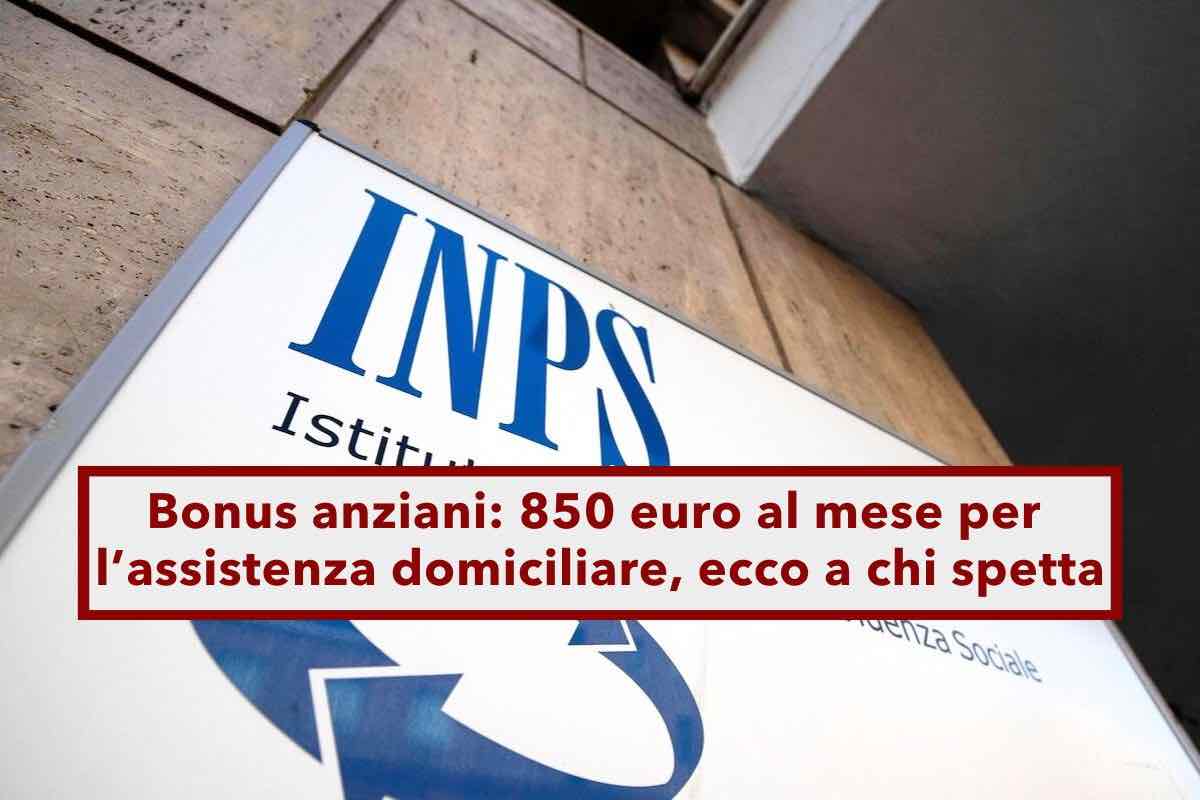 Bonus anziani 2025, in arrivo 850 euro al mese per assistenza domiciliare: ecco i requisiti, come fare domanda e durata