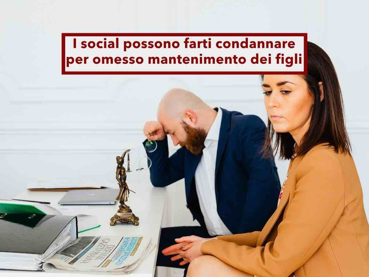 Assegno di mantenimento, ora i social possono provare che lavori in nero e che puoi mantenere tuo figlio: nuova sentenza