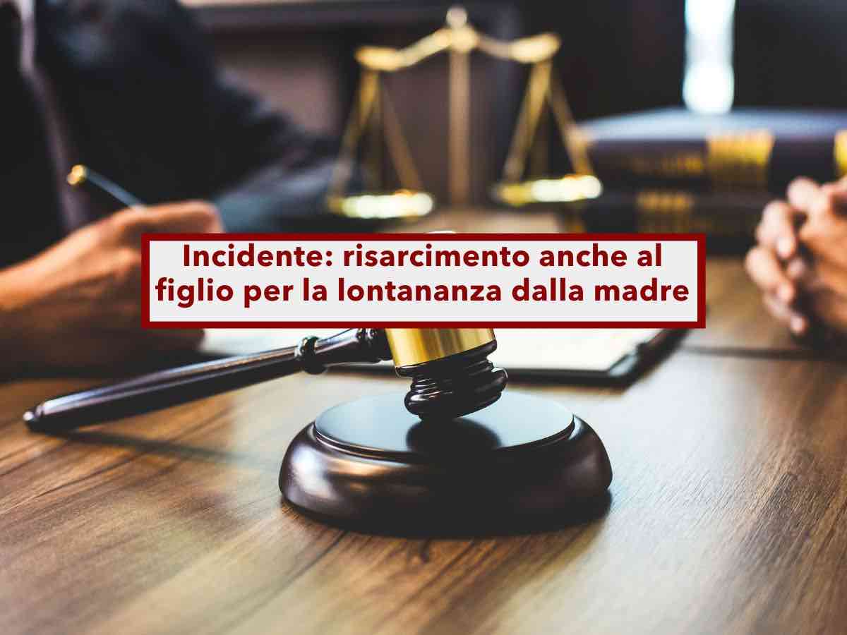 Madre ricoverata per incidente, il figlio ha diritto al risarcimento per la sua assenza: nuova sentenza Cassazione