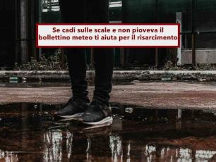Condominio, da oggi puoi farti risarcire se cadi sulle scale usando il bollettino meteo come prova: nuova sentenza