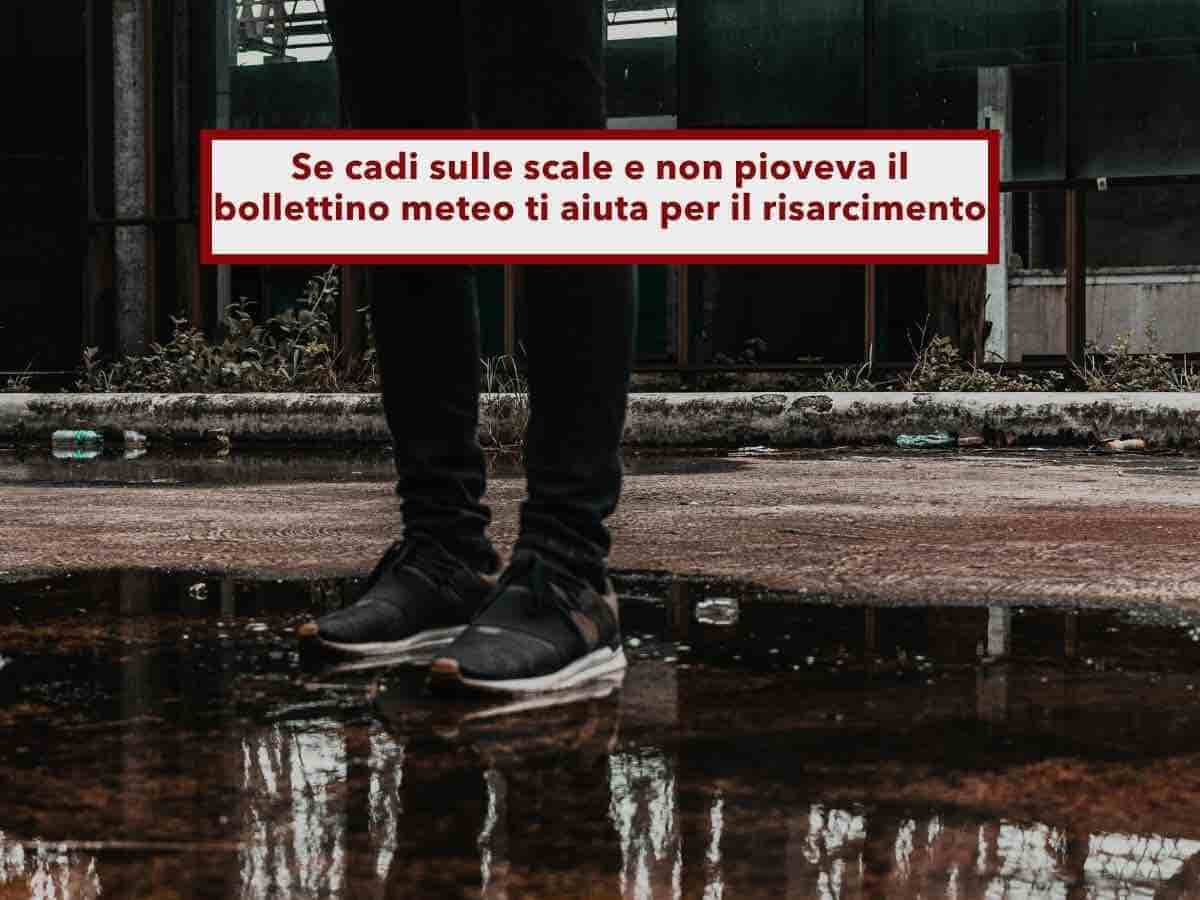 Condominio, da oggi puoi farti risarcire se cadi sulle scale usando il bollettino meteo come prova: nuova sentenza