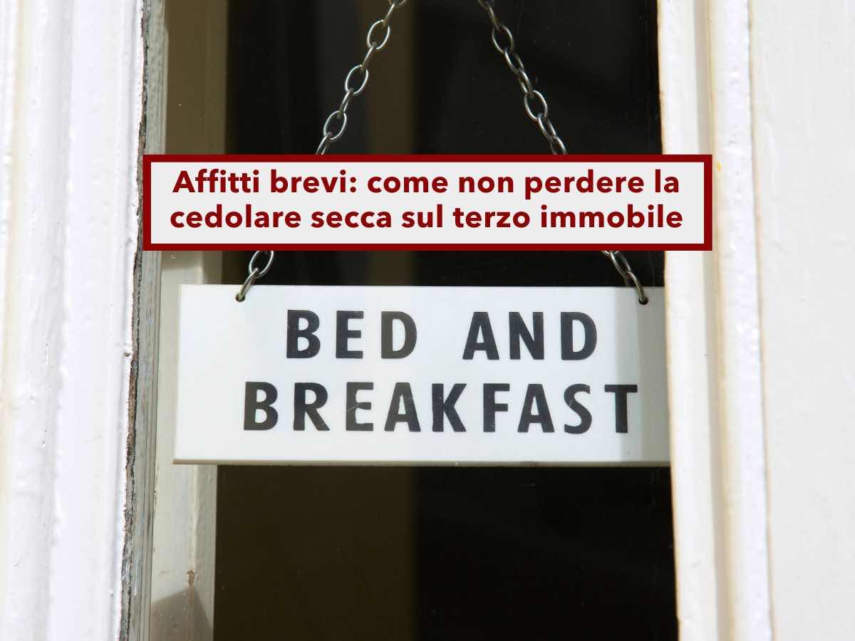 Affitti brevi, ecco come mantenere la cedolare secca anche sul terzo immobile senza aprire la partita IVA: le soluzioni