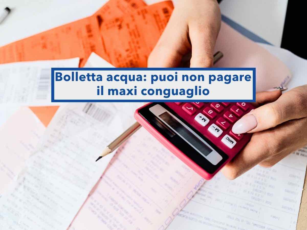 Bolletta acqua, ora puoi non pagare il maxi conguaglio se per anni nessuno ha mai letto il contatore: nuova ordinanza